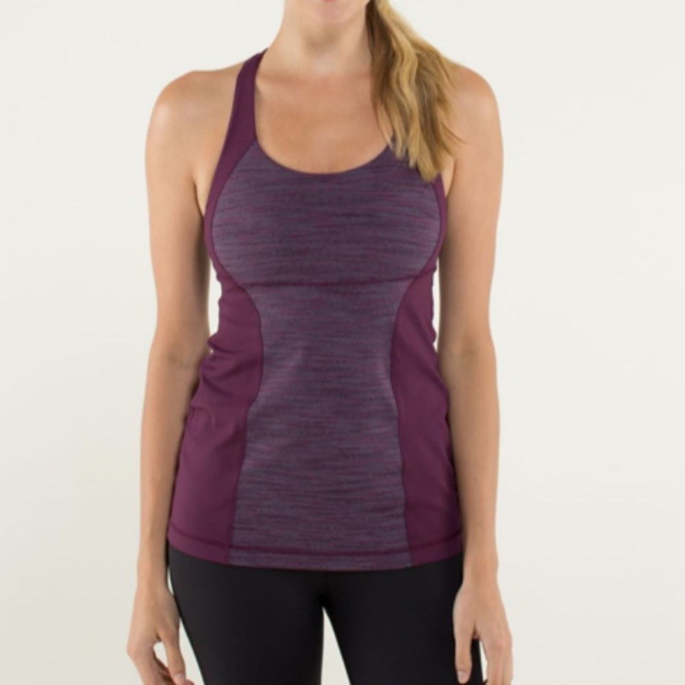Size 8 Lululemon criss-cross Energy yoga top